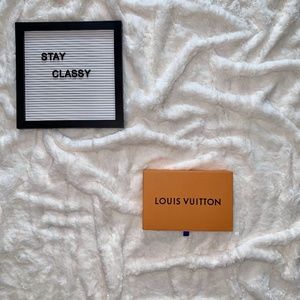 Louis Vuitton long Wallet Box